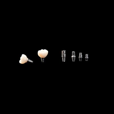 Mua Kim loại cấy ghép vương miện cầu thiên nhiên Zirconia vương miện Full Contour với abutment Titanium online manufacture