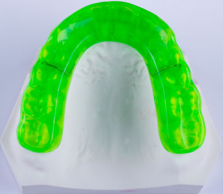 Green Hard Splint Dental Orthodontics Appliance Hard Soft Occlusal Guard Thiết bị bảo vệ răng cứng mềm